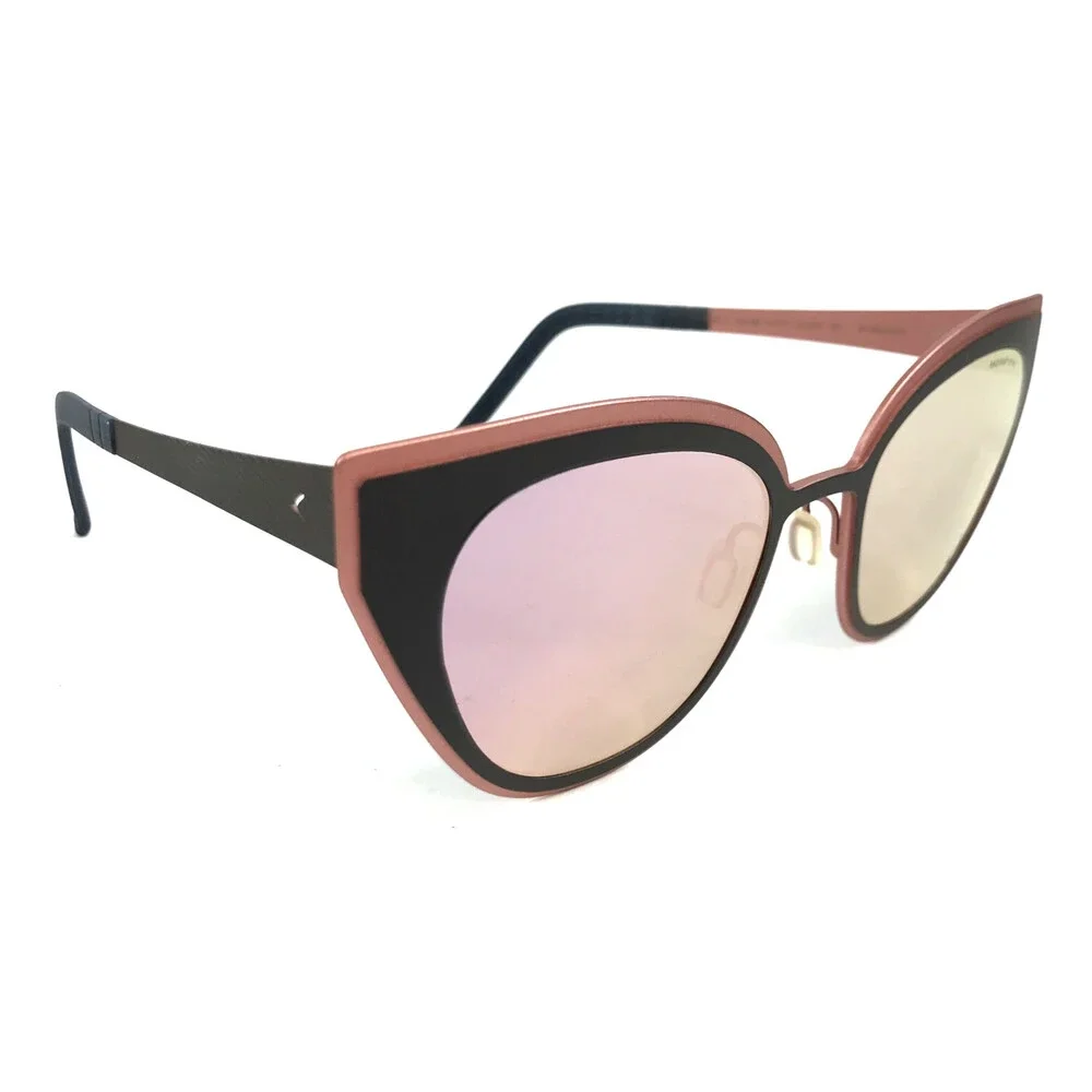 Blackfin Sunglasses BF870 CAPE MAY COL.1044 Black Pink Cat Eye with Pink Lenses